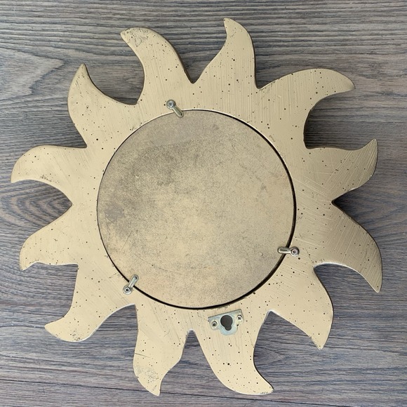 VTG Whimsigoth Sun Sunburst Mirror Gold Wall Decor Pier One Boho - Picture 4 of 4